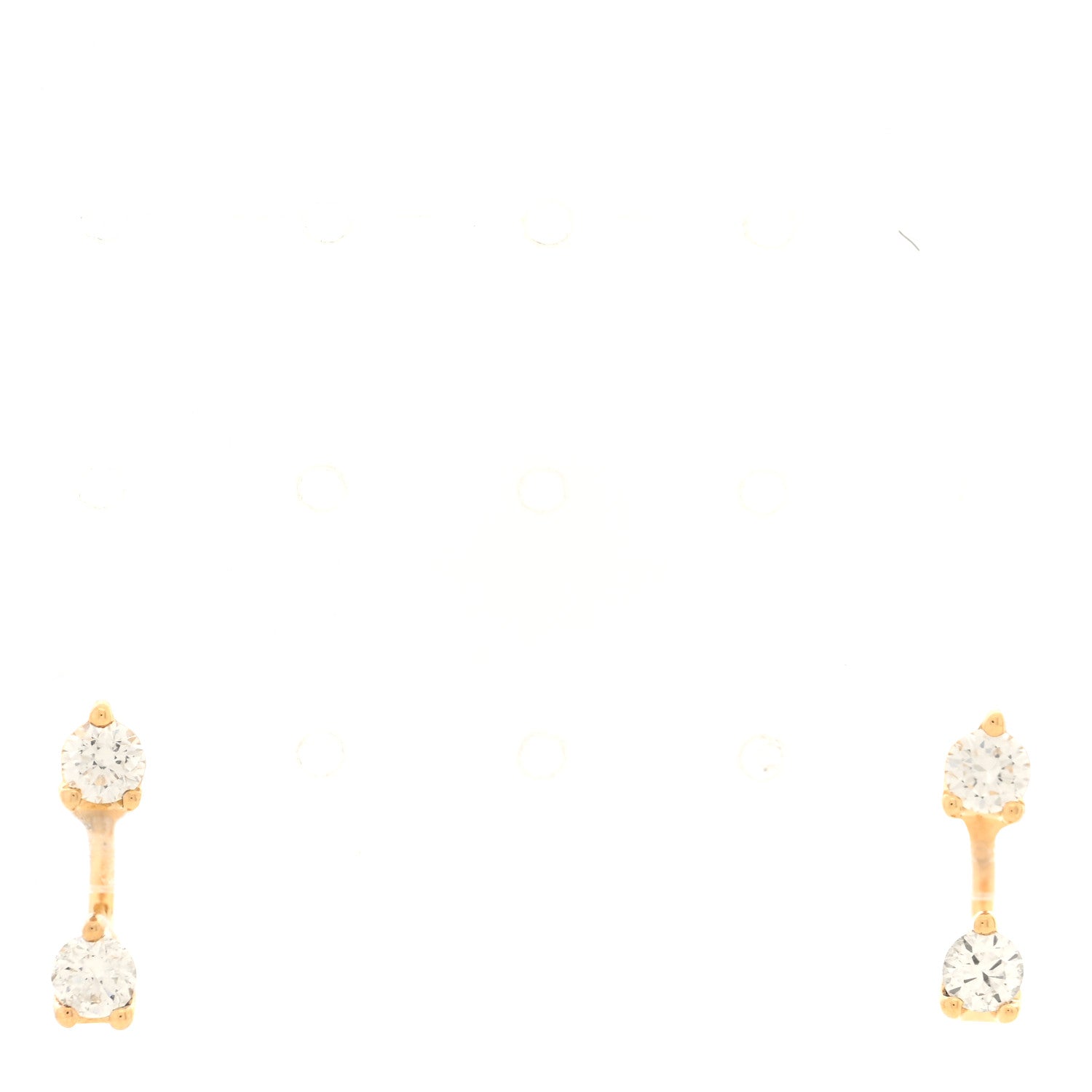 Anita Ko 18K Yellow Gold Diamond Orbit Earrings 1 of 5