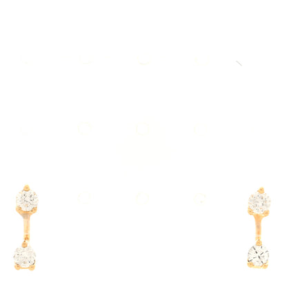 Anita Ko 18K Yellow Gold Diamond Orbit Earrings 1 of 5