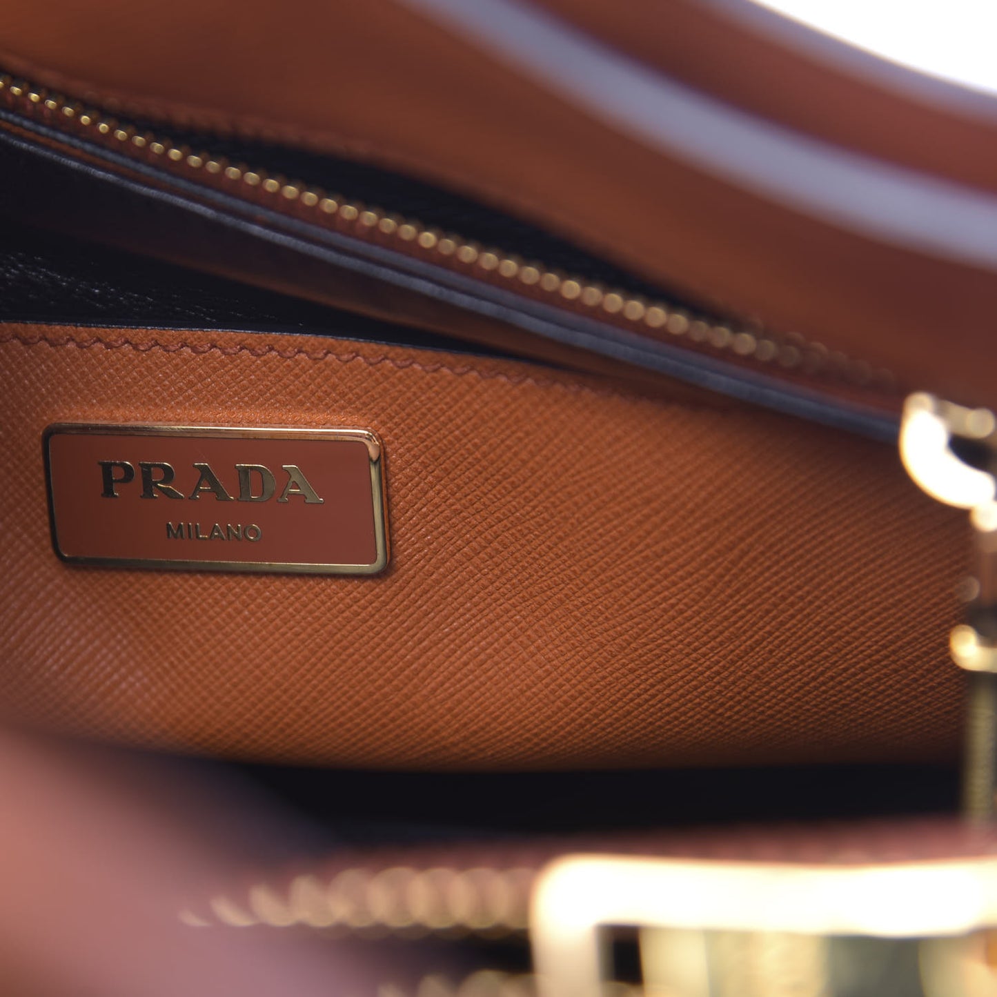 Saffiano Soft Triple Pocket Tote Papaya