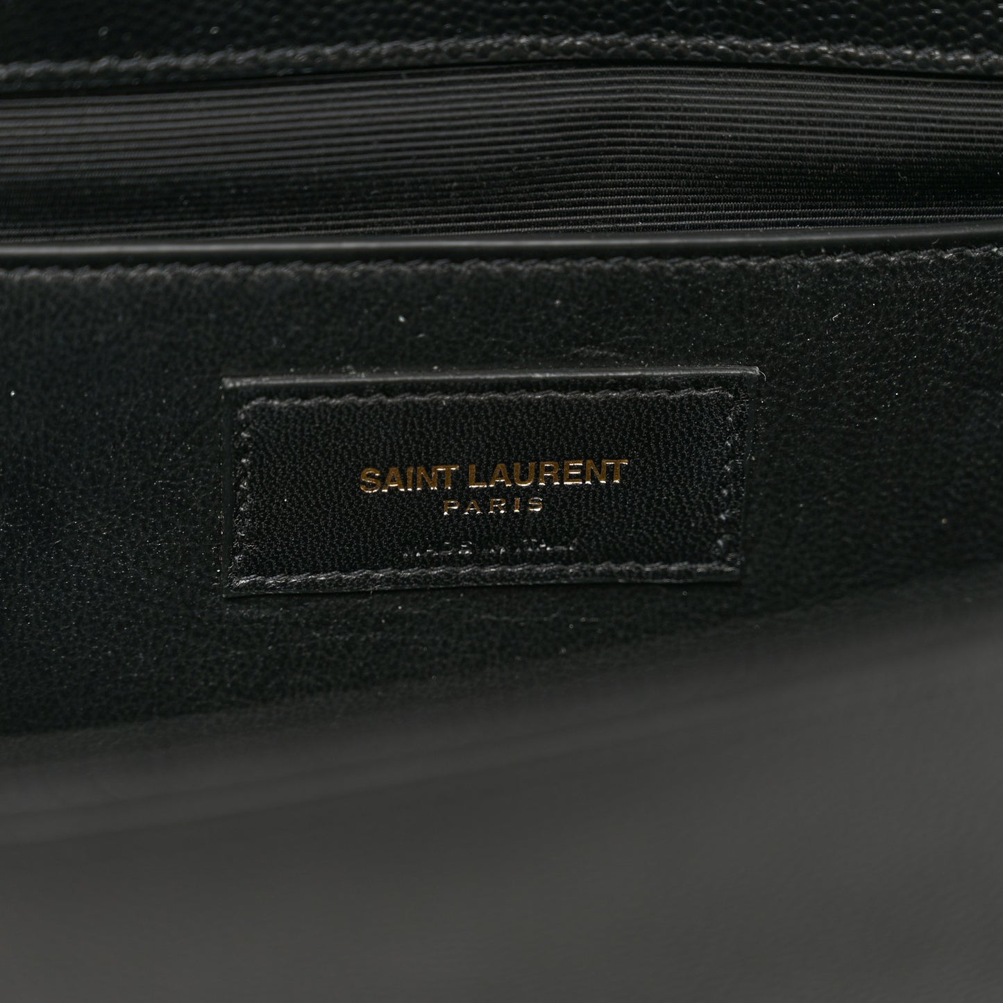Grain De Poudre Monogram Cassandre Clutch Black
