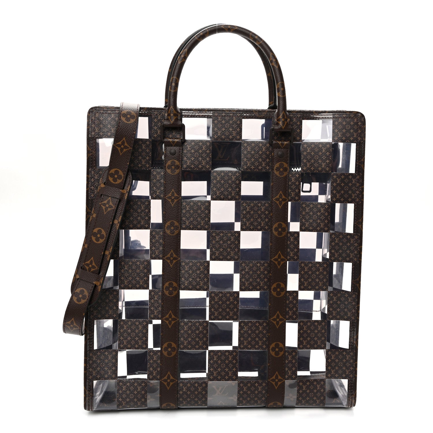 Louis Vuitton PVC Monogram Chess Sac Plat 1 of 10
