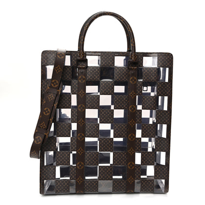 Louis Vuitton PVC Monogram Chess Sac Plat 1 of 10
