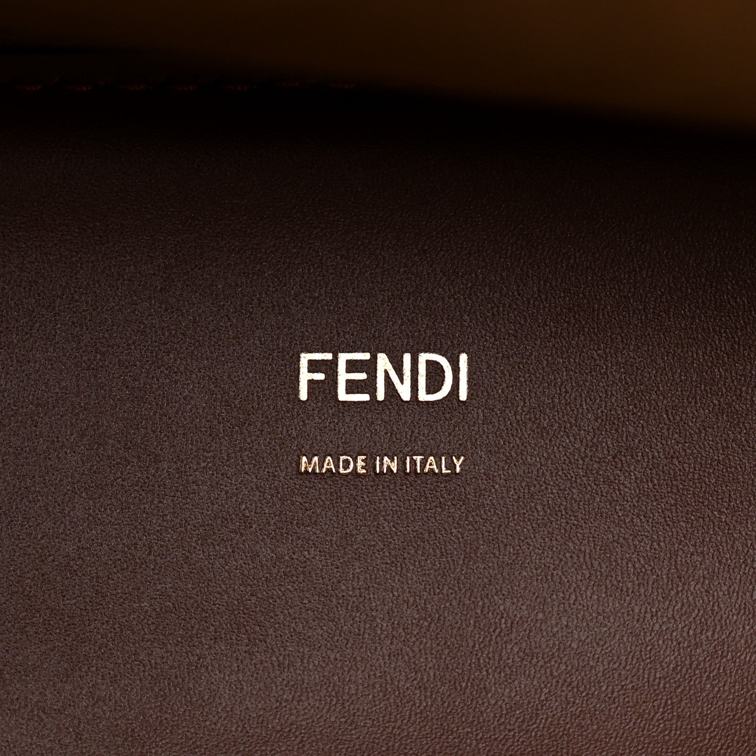 Fendi Vitello King Plexiglass Macro Stitchings Medium Fendi Sunshine Shopper Tote Praline 5 of 12
