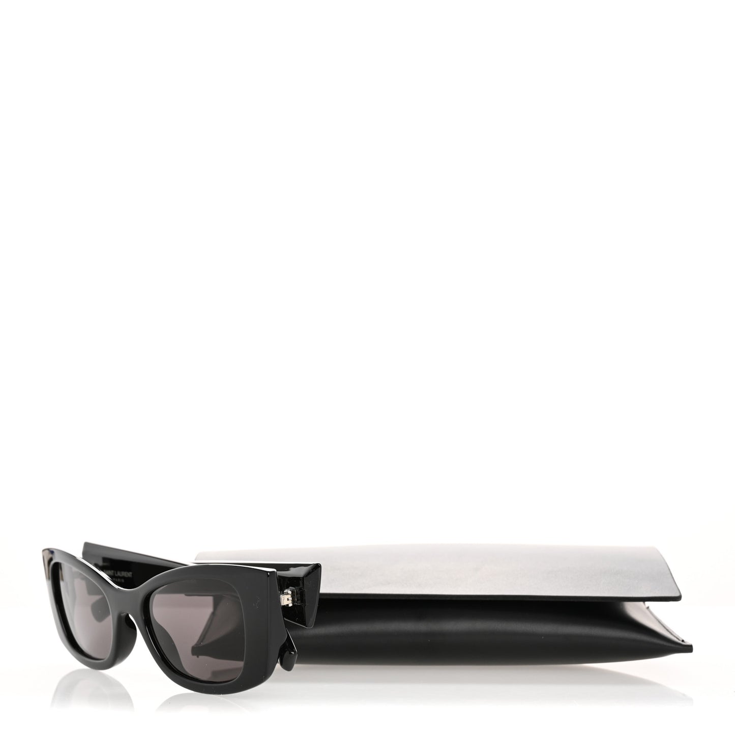 Acetate Ultra Cat Eye Sunglasses SL 593 Black