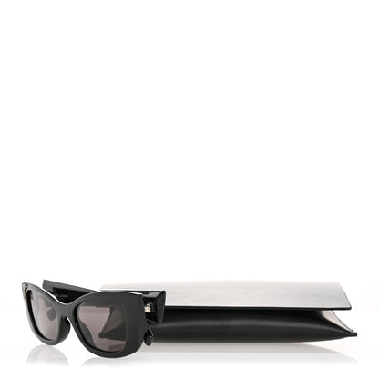 Saint Laurent Acetate Ultra Cat Eye Sunglasses SL 593 Black 8 of 8