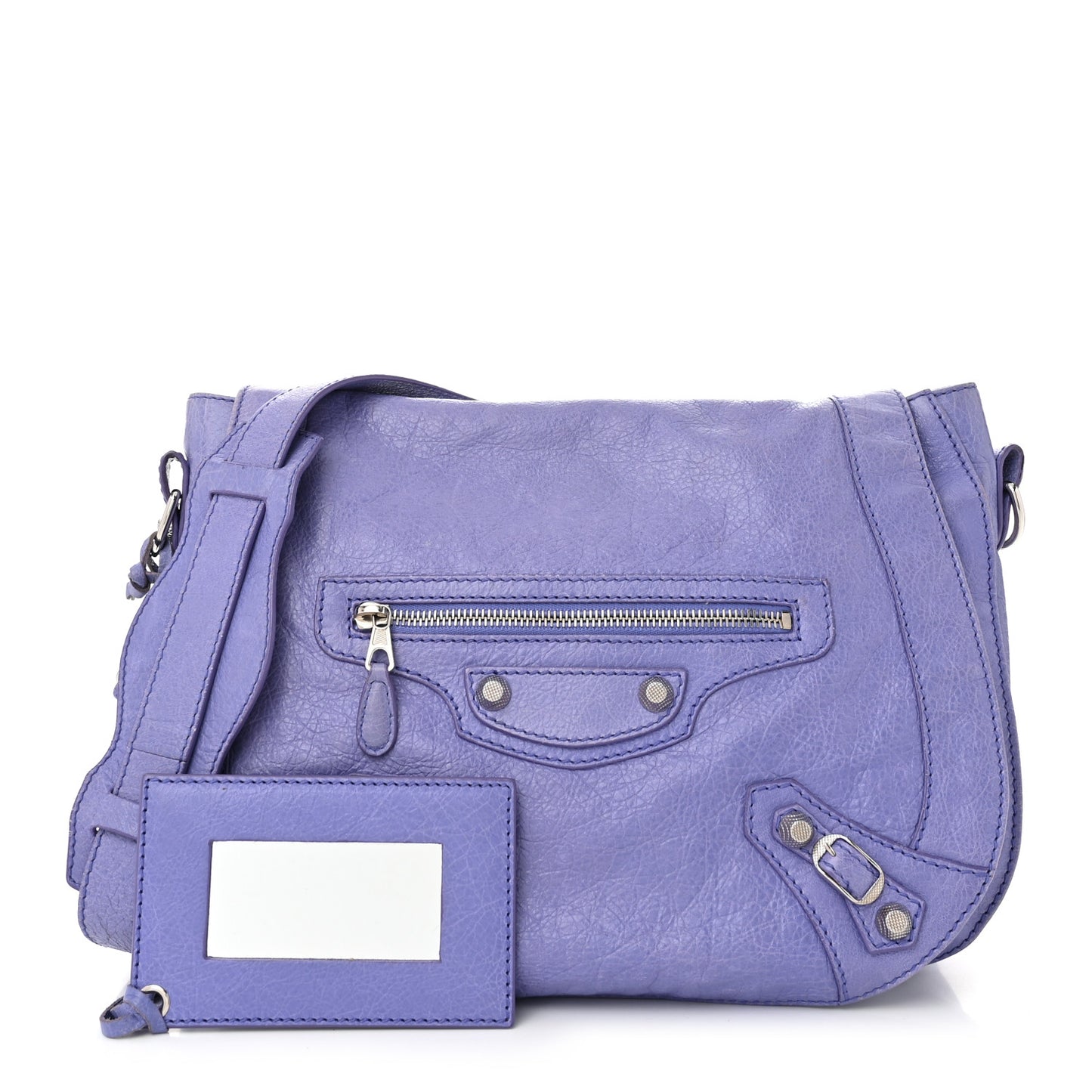 Agneau Giant 12 Silver Hardware Neo Folk Messenger Mauve