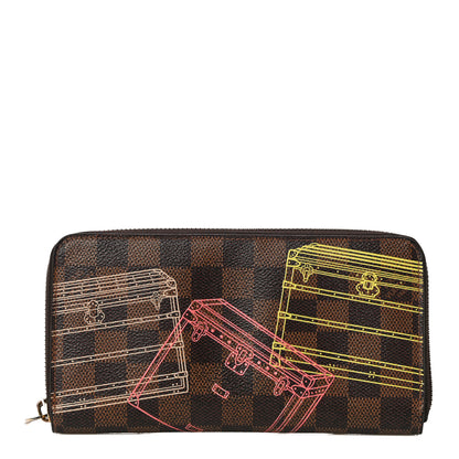 Louis Vuitton Damier Ebene 2014 Christmas Animation Zippy Wallet 1 of 10