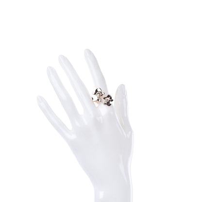 Cartier 18K Pink Gold Diamond Caresse D'Orchidees Par Ring 50 5.25 2 of 6