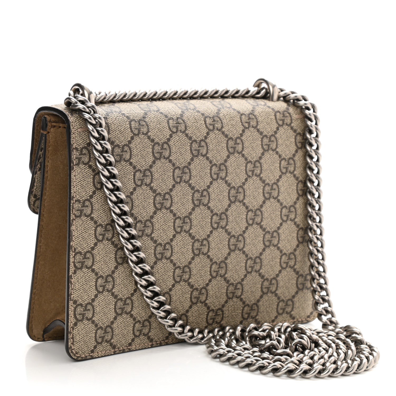 Gucci GG Supreme Monogram Mini Dionysus Shoulder Bag Taupe 3 of 8