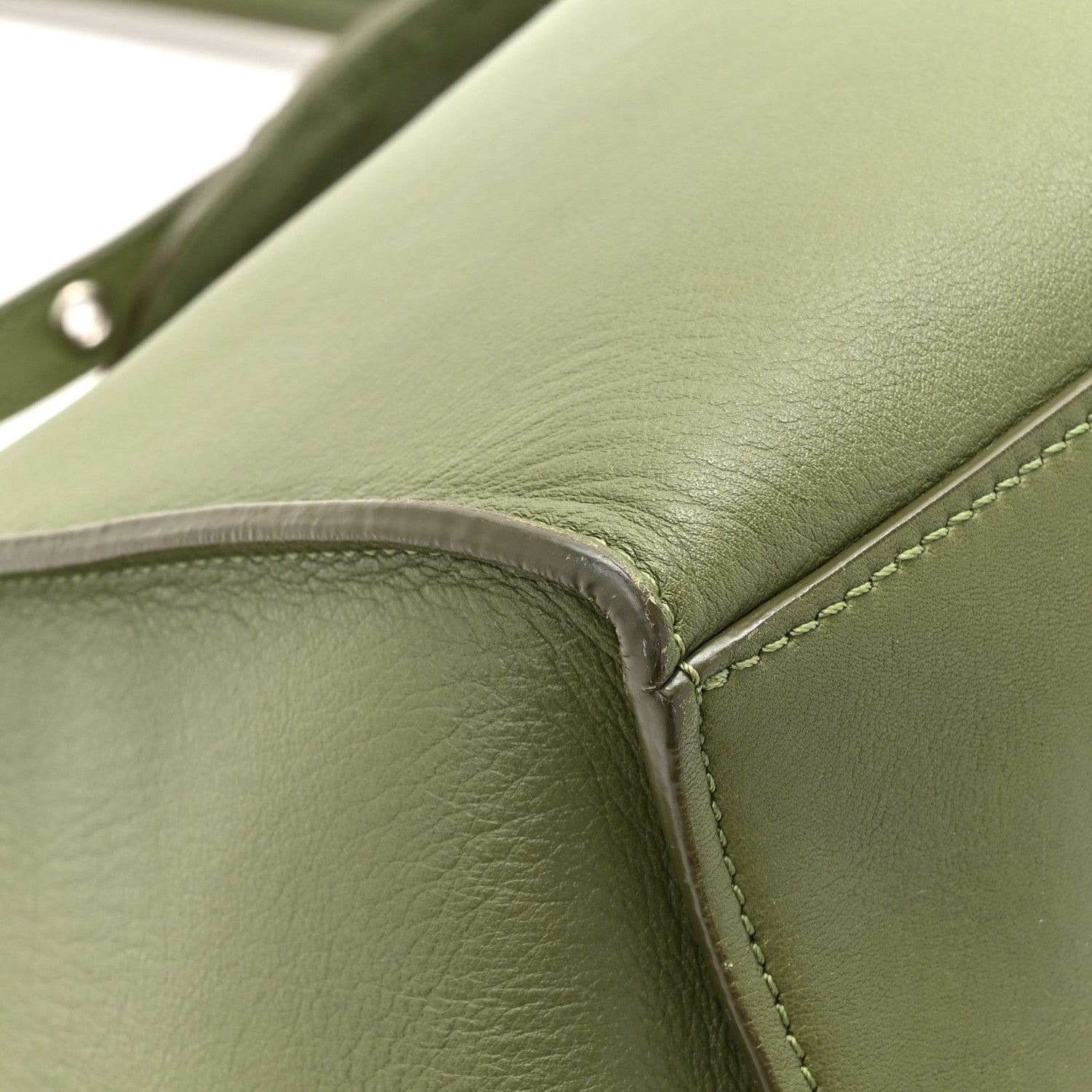 Celine Smooth Calfskin Medium Big Bag Green 12 of 17
