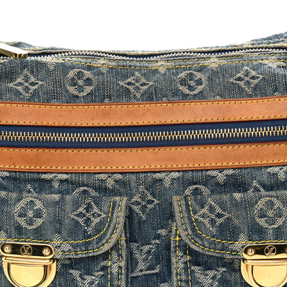 Louis Vuitton Monogram Denim Baggy PM Blue 7 of 10