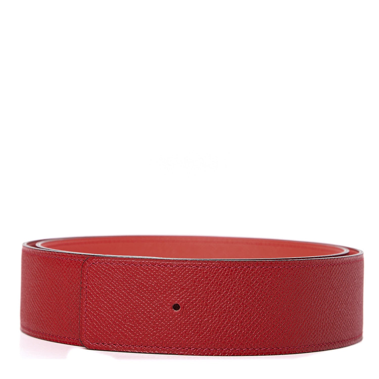 Hermes Epsom 32mm Belt Strap 90 Rouge Casaque Rose Jaipur 1 of 6
