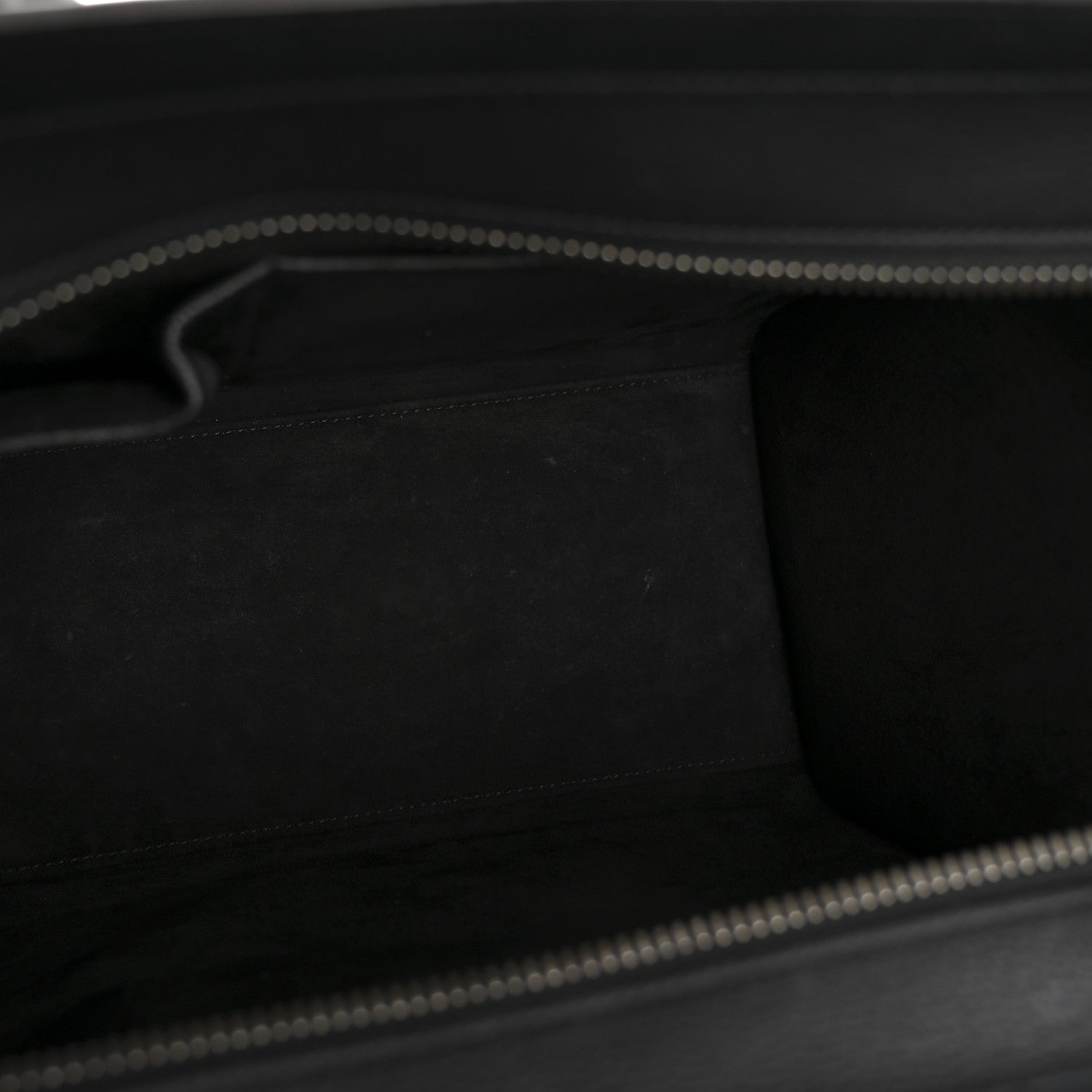 Celine Drummed Calfskin Micro Luggage Black 5 of 13