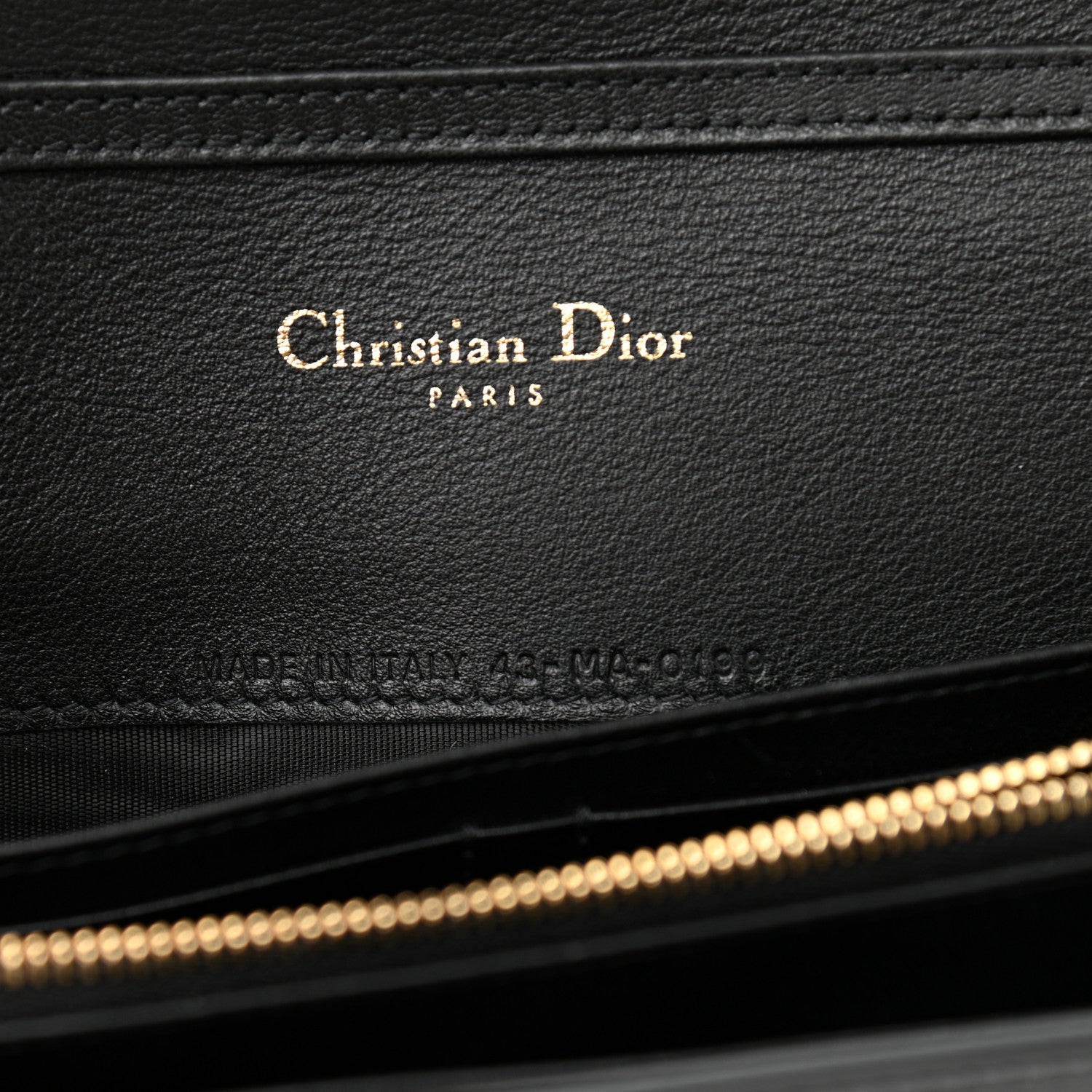 Christian Dior Patent 30 Montaigne Pouch Black 7 of 9