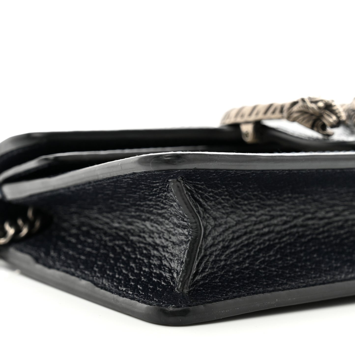 GG Supreme Monogram Textured Dollar Calfskin Super Mini Dionysus Shoulder Bag Beige Blue