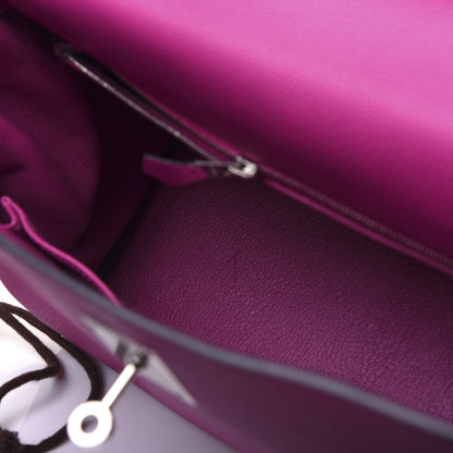 Hermes Togo Kelly Retourne 28 Rose Pourpre 41 of 42