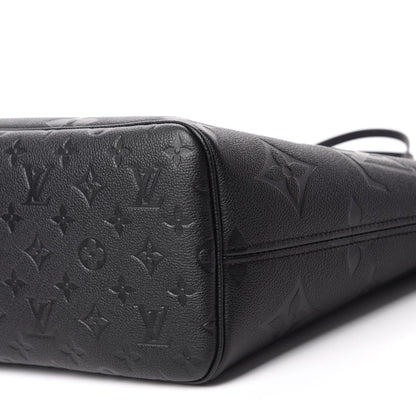 Louis Vuitton Empreinte Monogram Giant Neverfull MM Black 7 of 10