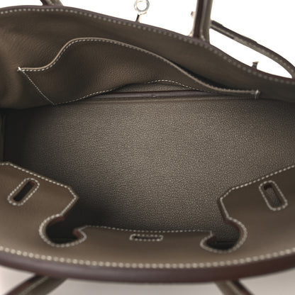 Hermes Evercolor Shoulder Birkin Light 29 Etoupe 5 of 13