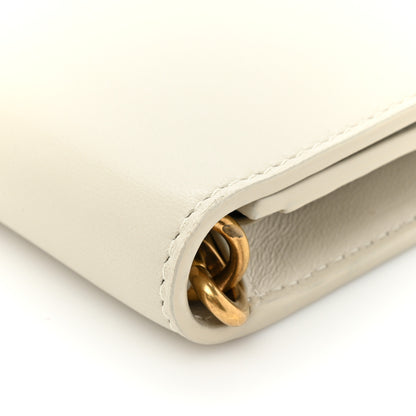 Saint Laurent Nappa Monogram Cassandre Flap Pouch Crema Soft 15 of 15