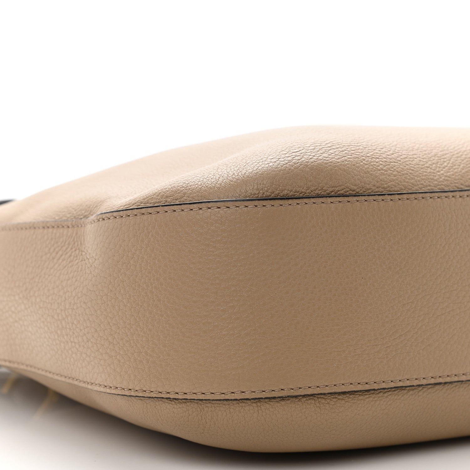 Prada Vitello Phenix Zippered Messenger Hobo Cammeo 9 of 10