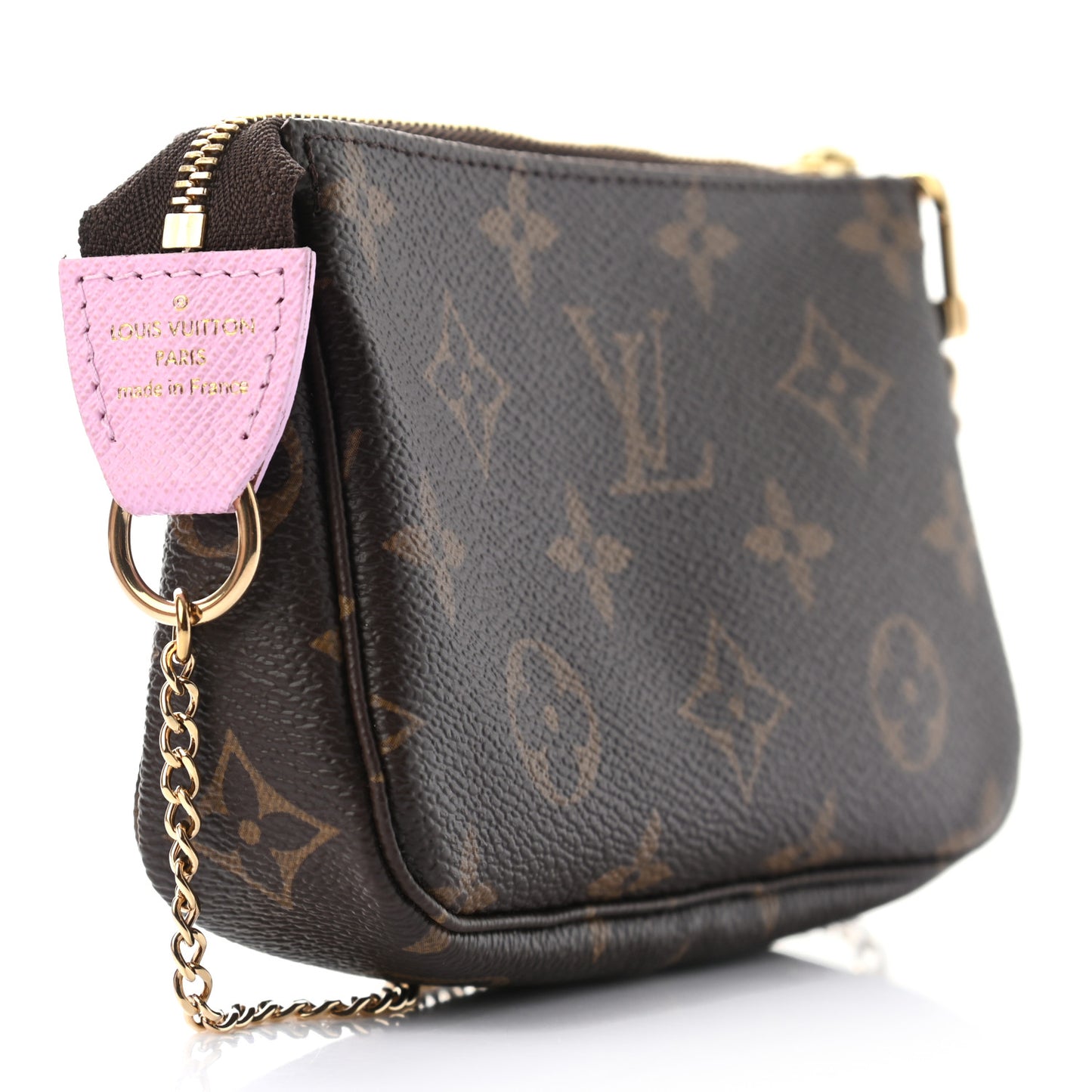 Monogram 2021 Christmas Animation Japanese Garden Mini Pochette Accessories Wisteria Pink