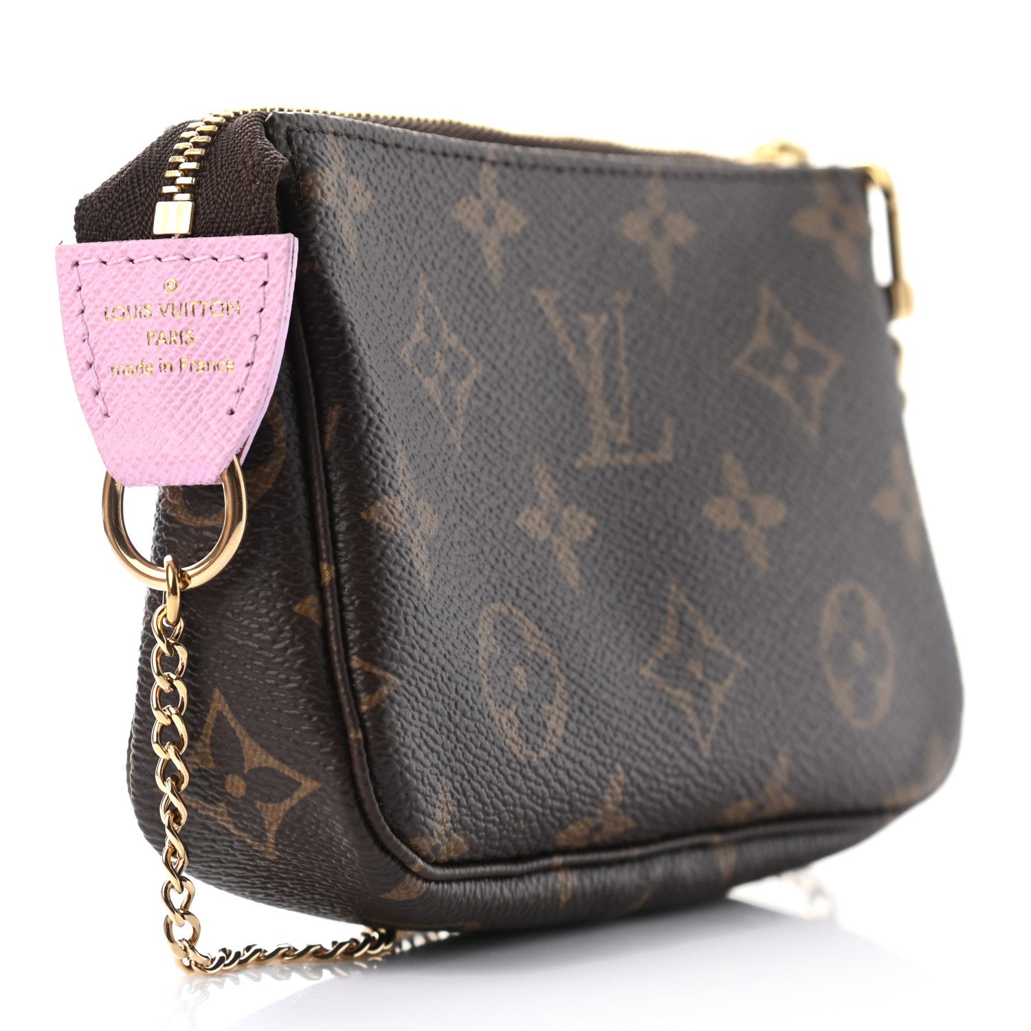 Louis Vuitton Monogram 2021 Christmas Animation Japanese Garden Mini Pochette Accessories Wisteria Pink 3 of 7