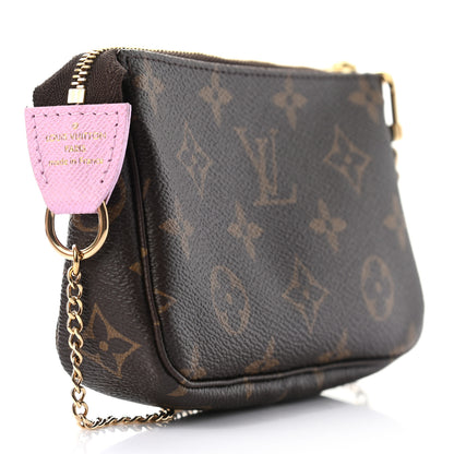 Louis Vuitton Monogram 2021 Christmas Animation Japanese Garden Mini Pochette Accessories Wisteria Pink 3 of 7