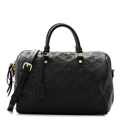 Louis Vuitton Empreinte Speedy Bandouliere 30 Black 1 of 9