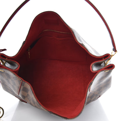 Louis Vuitton Damier Ebene Caissa Hobo Cherry 5 of 10