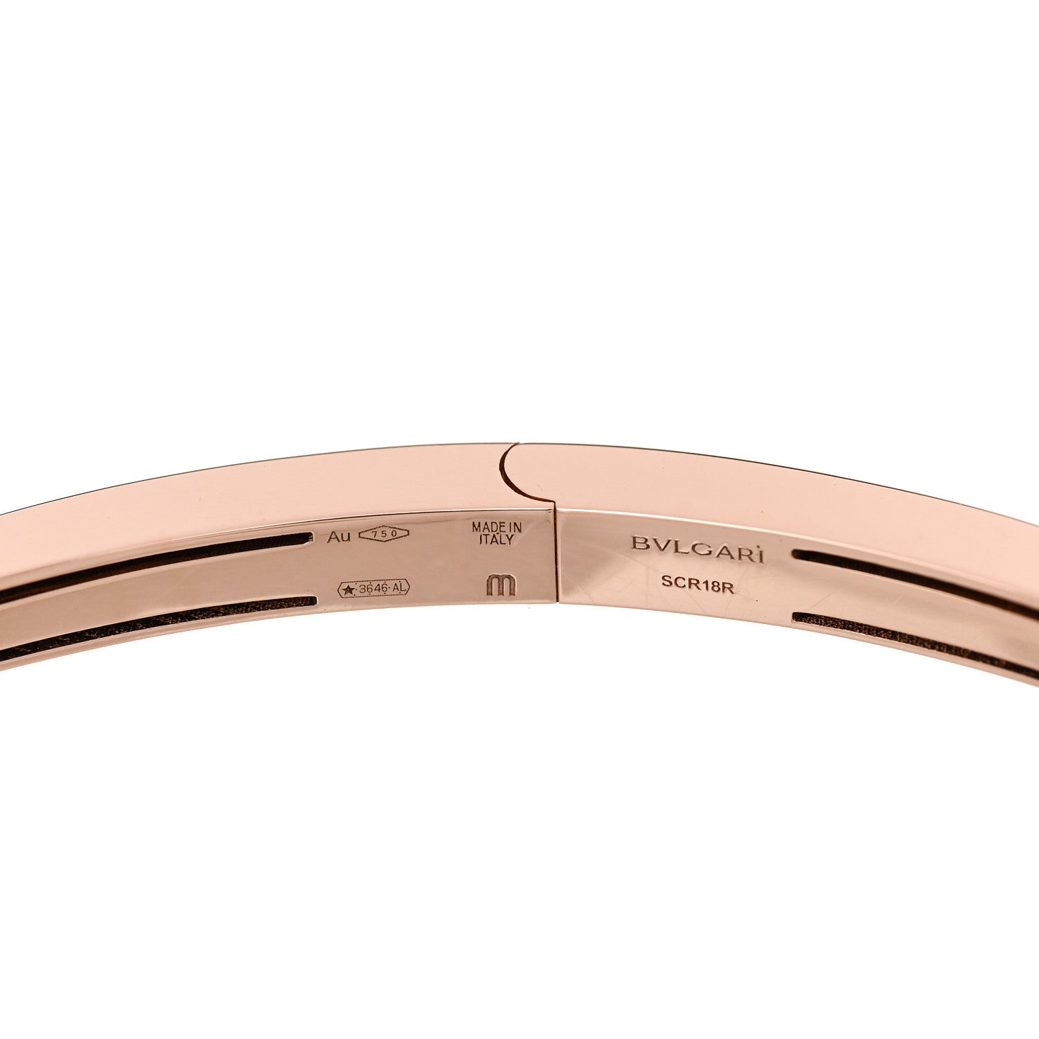 Bulgari 18K Rose Gold Mother of Pearl Carnelian Divas Dream Cuff Bracelet M 4 of 5