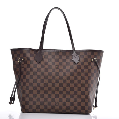 Louis Vuitton Damier Ebene Neo Neverfull MM Rose Ballerine 3 of 10