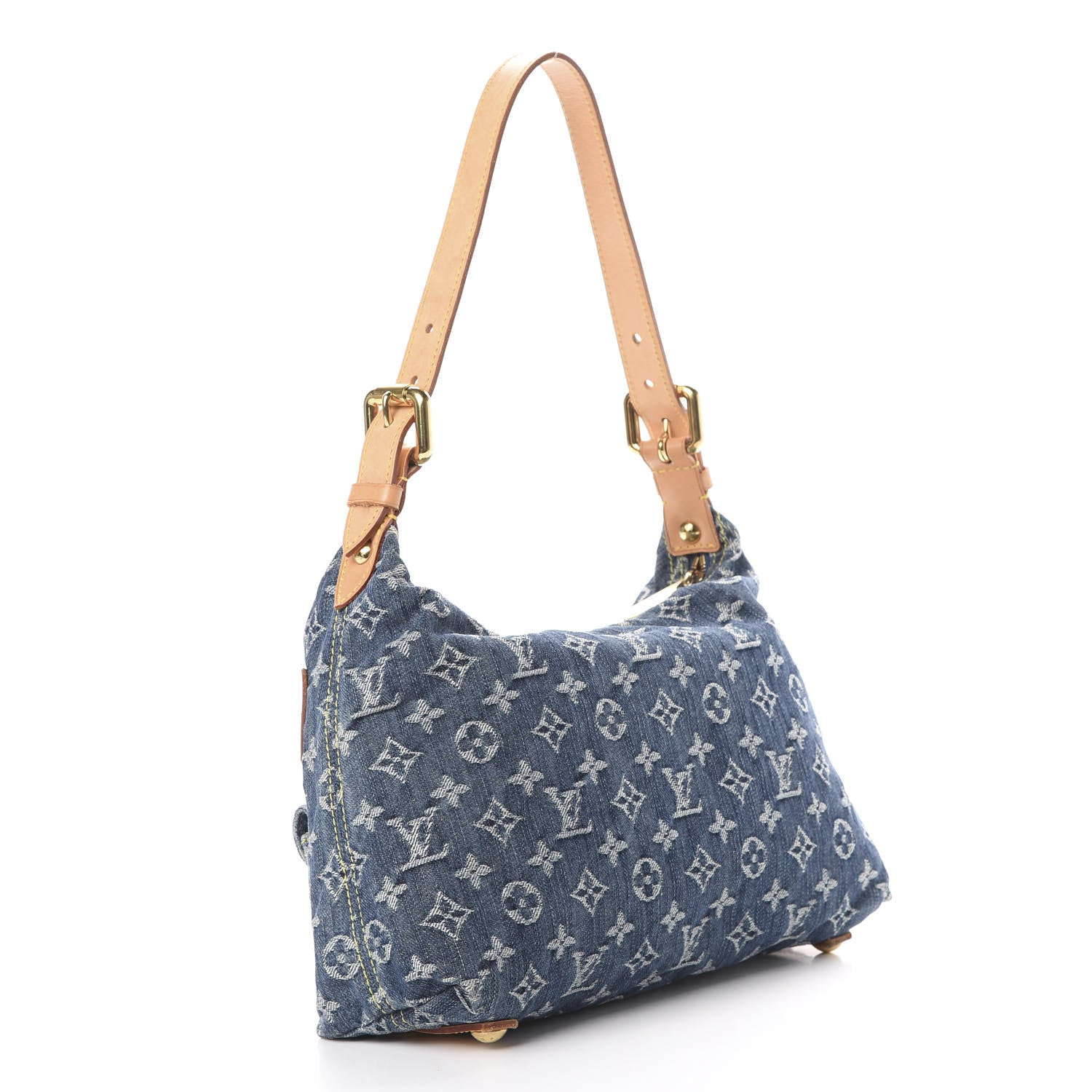 Louis Vuitton Monogram Denim Baggy PM Blue 2 of 12