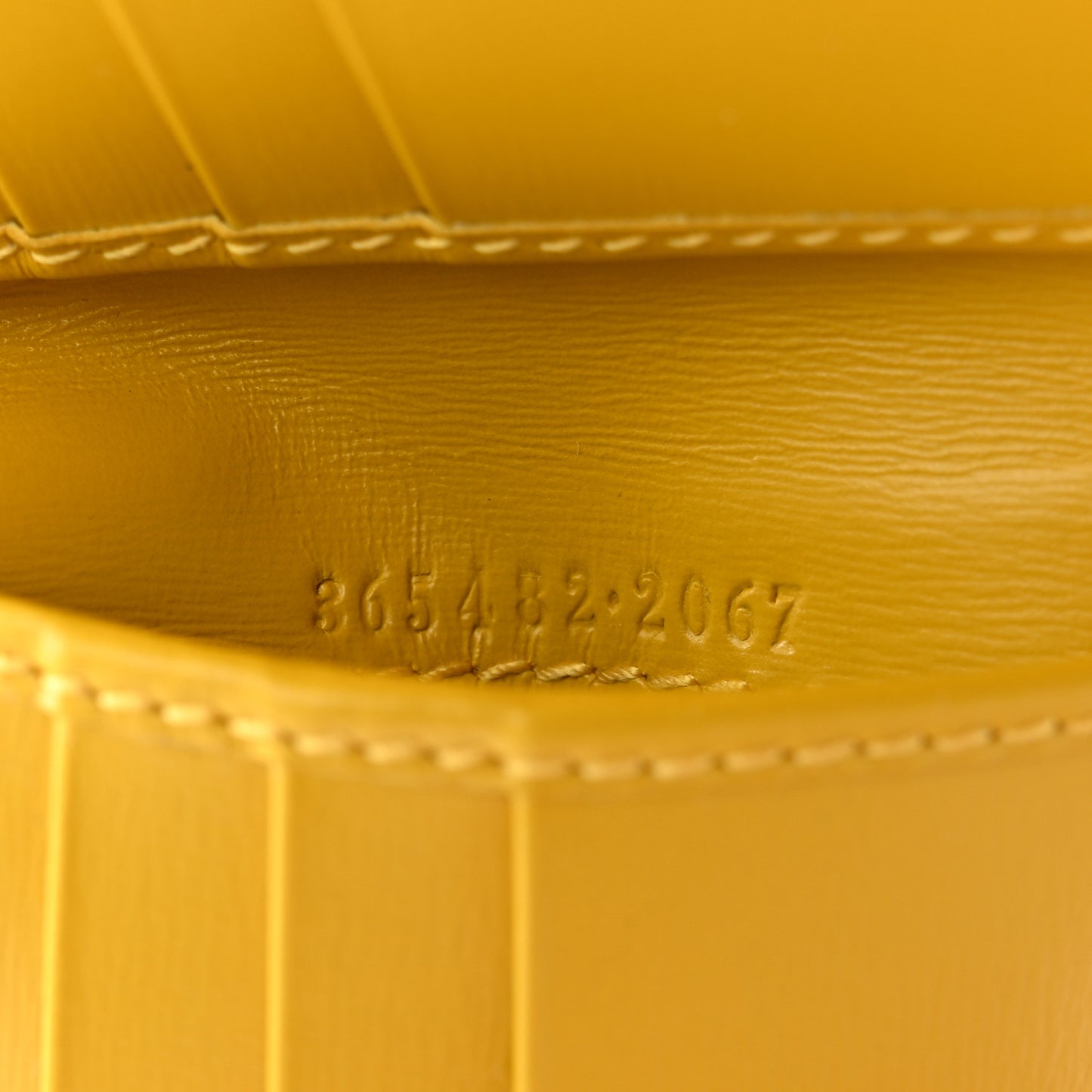 Crocodile Bi-Fold Wallet Yellow