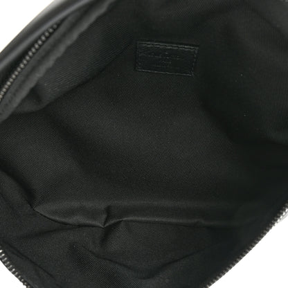 Louis Vuitton Calfskin Monogram Shadow Discovery Bumbag Black 5 of 10