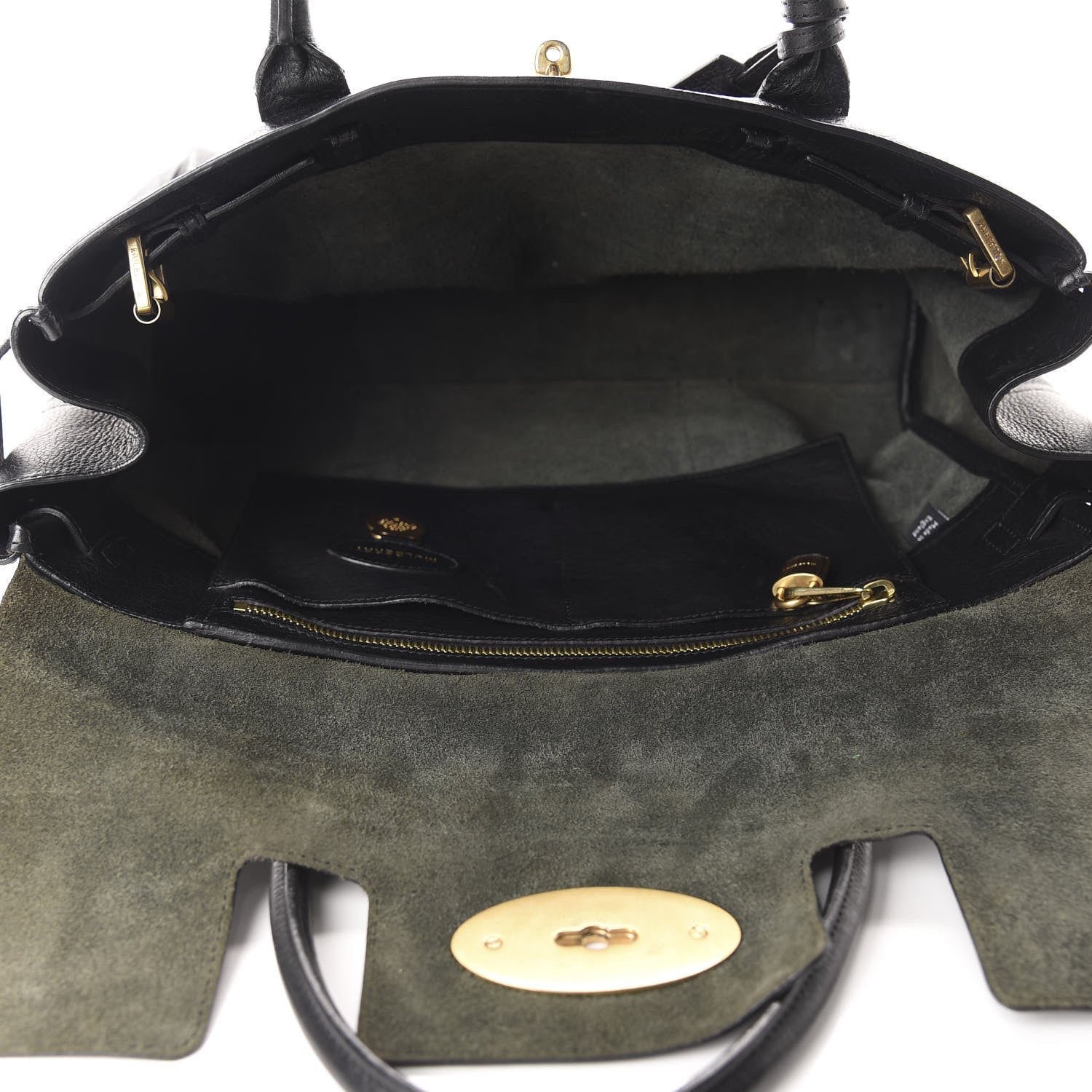 Mulberry Natural Leather Bayswater Black 5 of 10