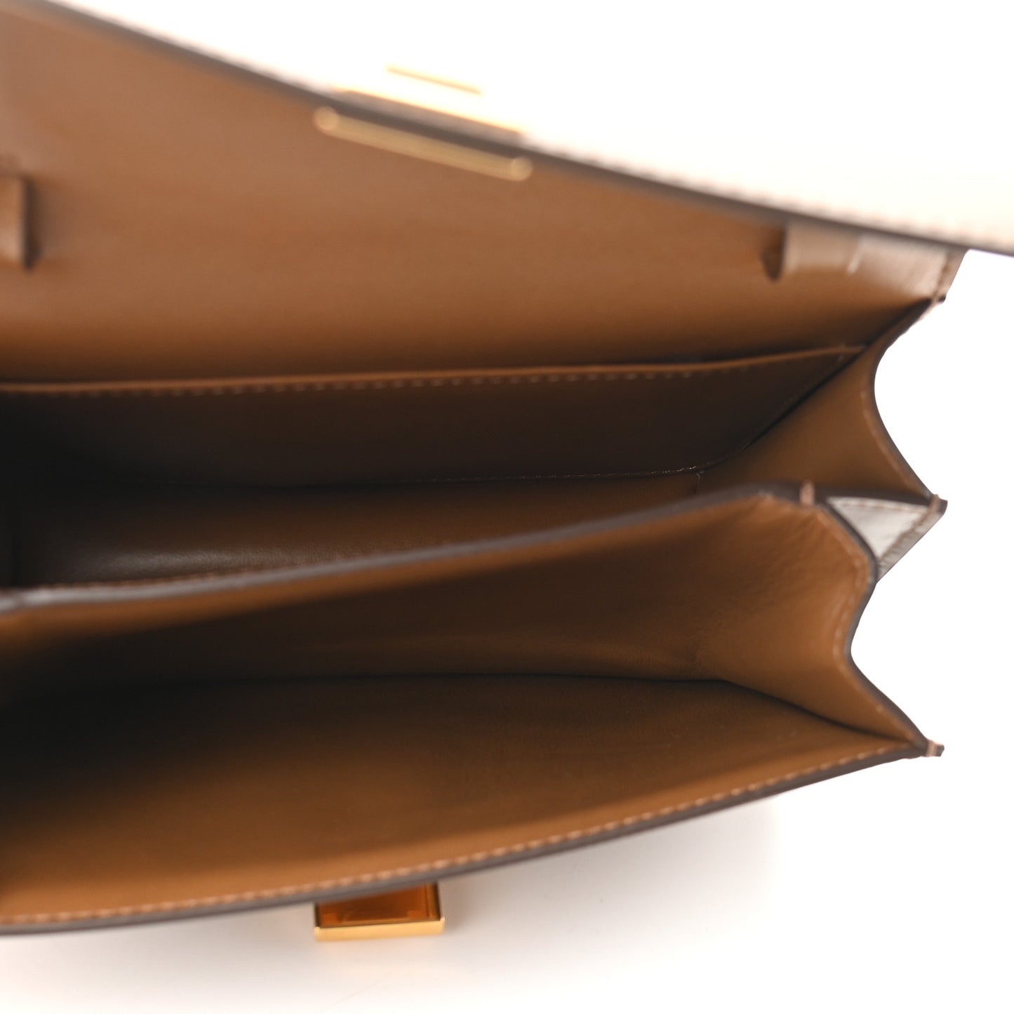 Box Calfskin Teen Classic Box Flap Bag Camel