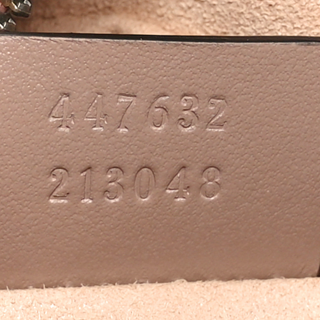 Gucci Calfskin Matelasse Small GG Marmont Chain Shoulder Bag Porcelain Rose 7 of 10