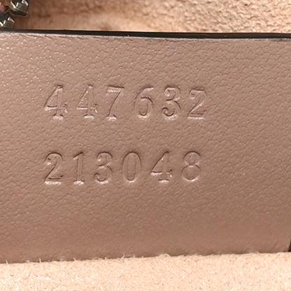 Gucci Calfskin Matelasse Small GG Marmont Chain Shoulder Bag Porcelain Rose 7 of 10