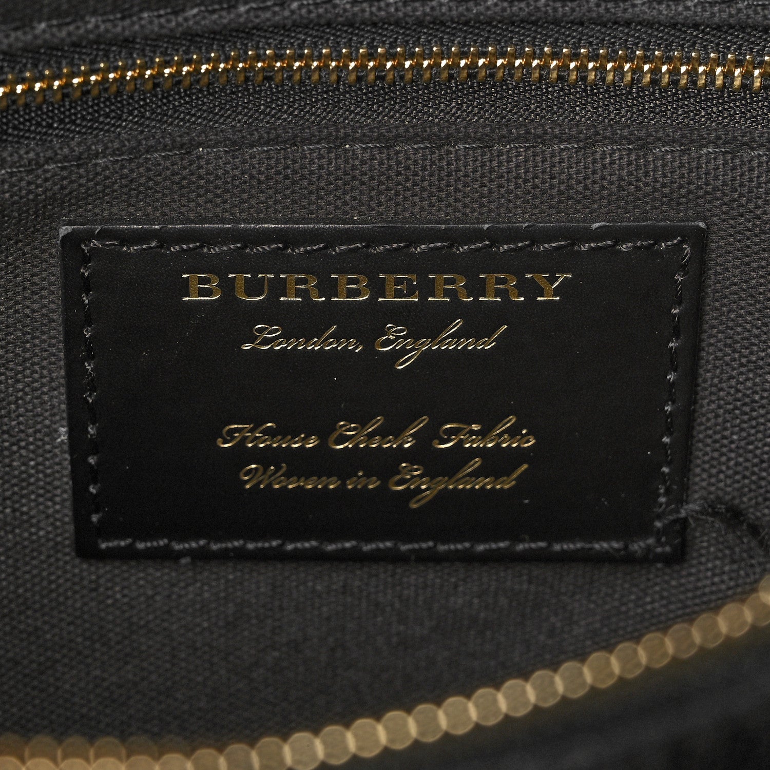 Burberry Derby Calfskin House Check Medium Camberley Black 6 of 13