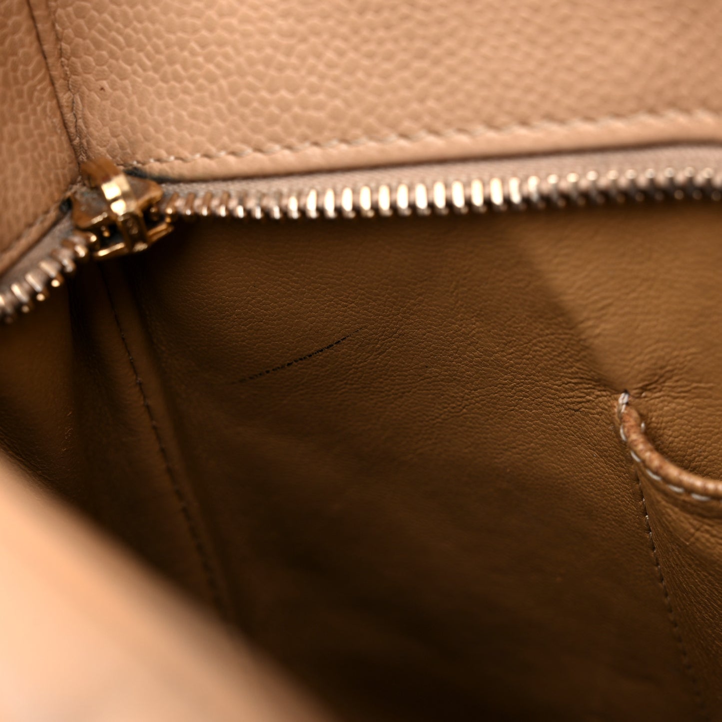 Caviar Quilted Medallion Tote Beige