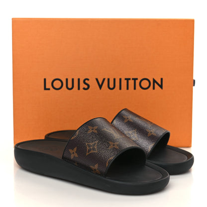 Louis Vuitton Monogram Sunbath Slide Sandals 37 8 of 8