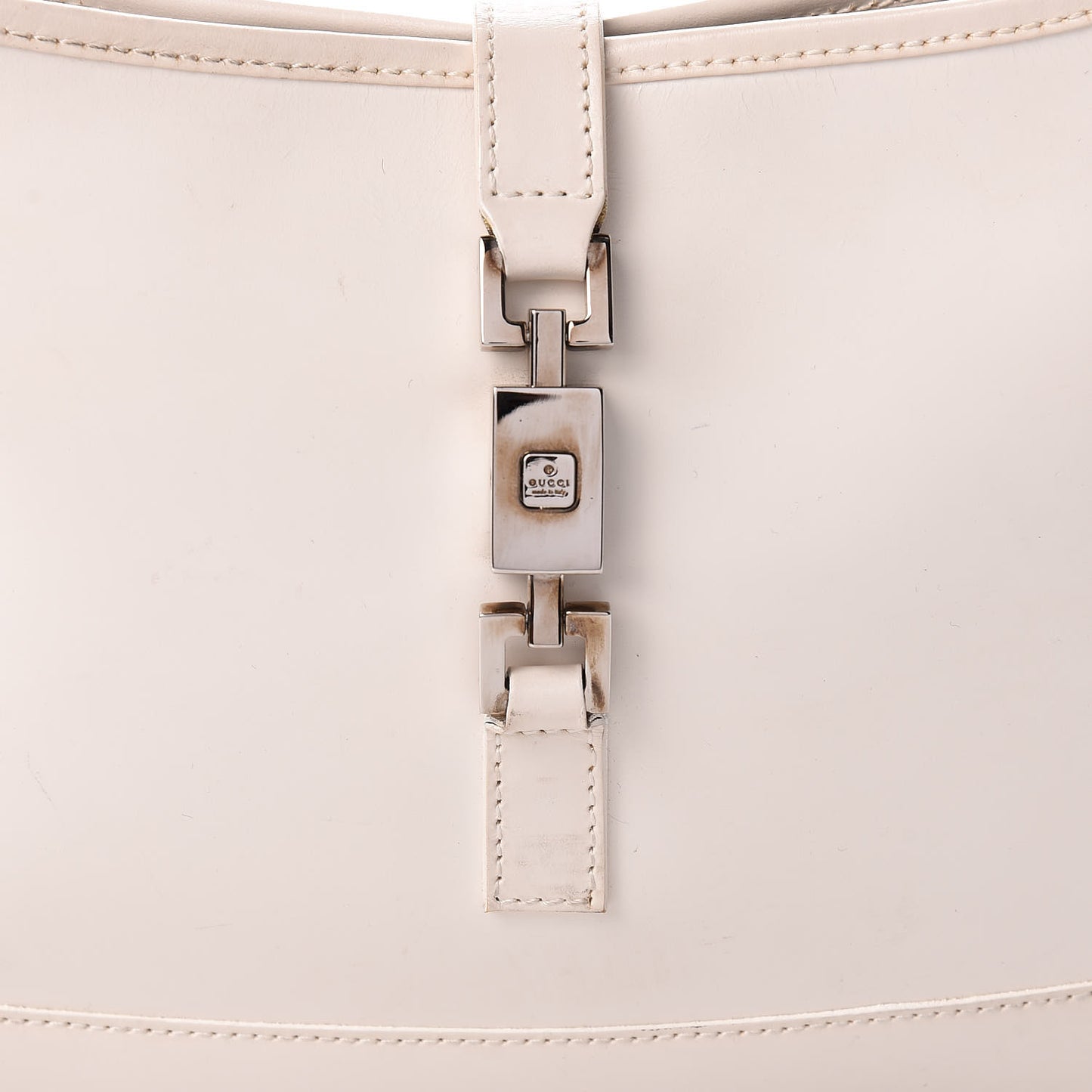 Calfskin Small Jackie O Hobo White