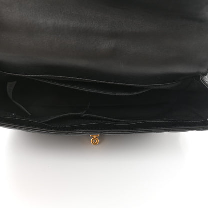 Versace Nappa Quilted Icon Top Handle Shoulder Bag Black 4 of 9