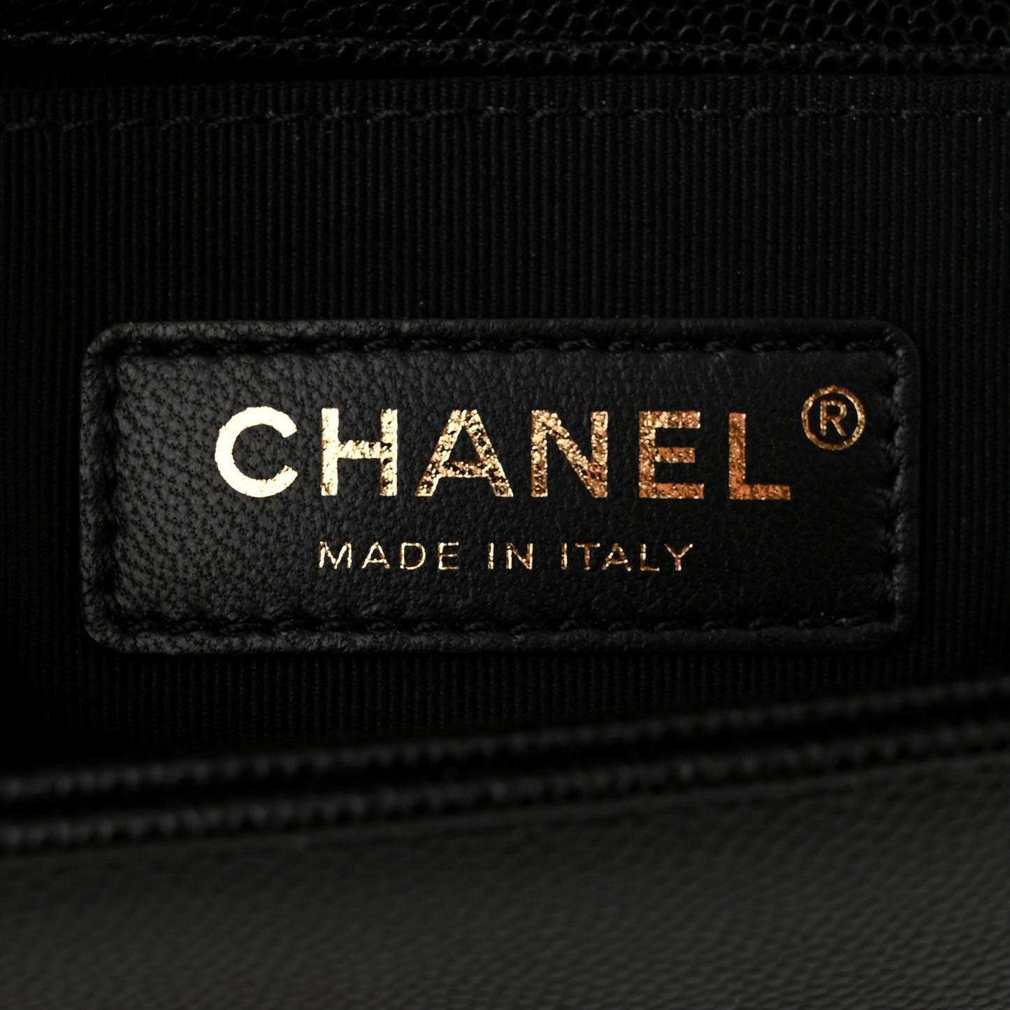 Caviar Quilted Small Boy Flap Black