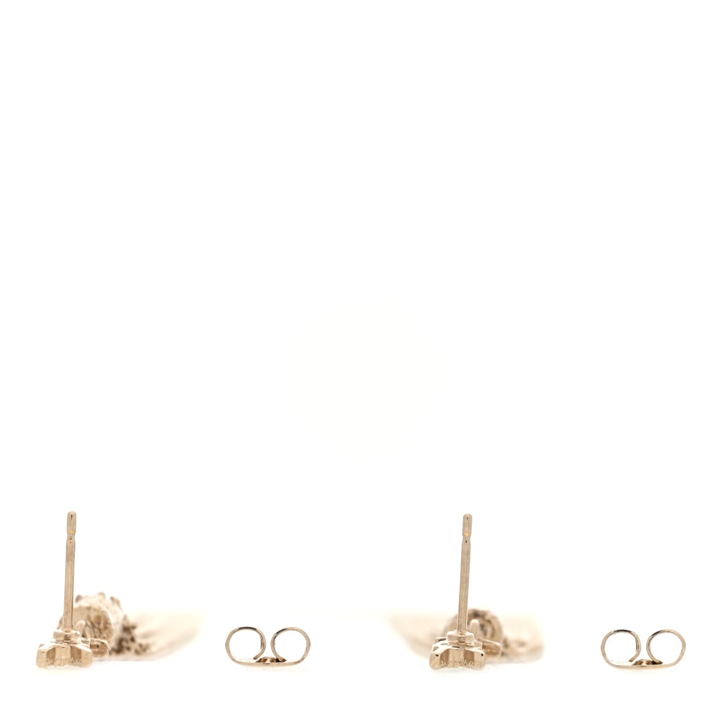 Metal Monogram Loulou Tassel Earrings Gold