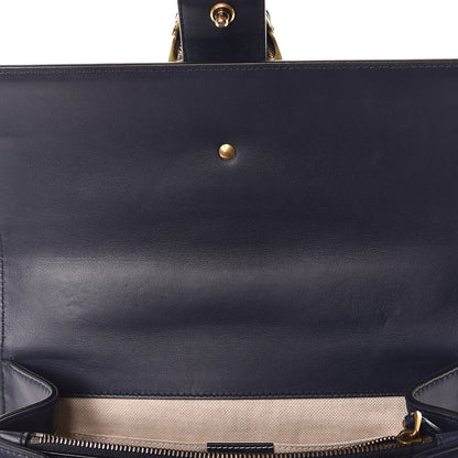 Gucci Moon Calfskin Bamboo Web Medium Dionysus Top Handle Bag Blue Emerald Hibiscus Red 14 of 14