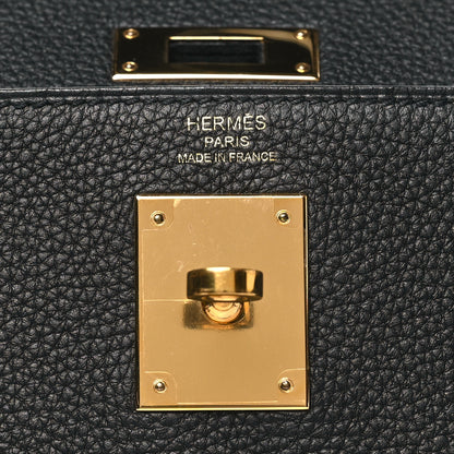 Hermes Togo Kelly Retourne 28 Black 6 of 10