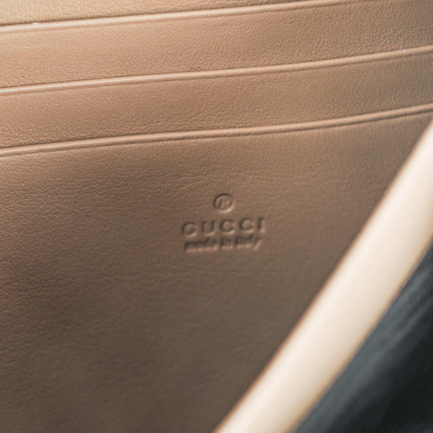 GG Supreme Monogram Mini Dionysus Chain Wallet Beige Taupe