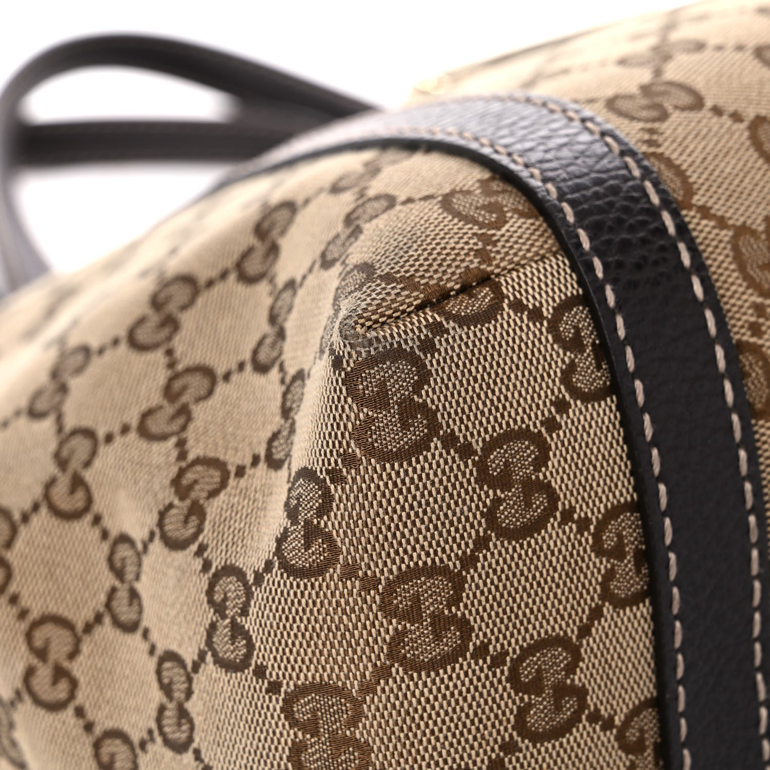 Gucci Monogram New Ladies Web Tote Dark Brown 8 of 24