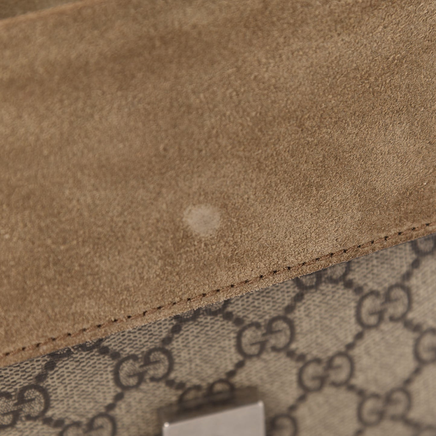 GG Supreme Monogram Mini Dionysus Shoulder Bag Taupe